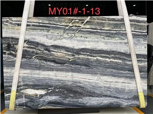 High Quality Polished Ancient Wood Grain Marble For Table