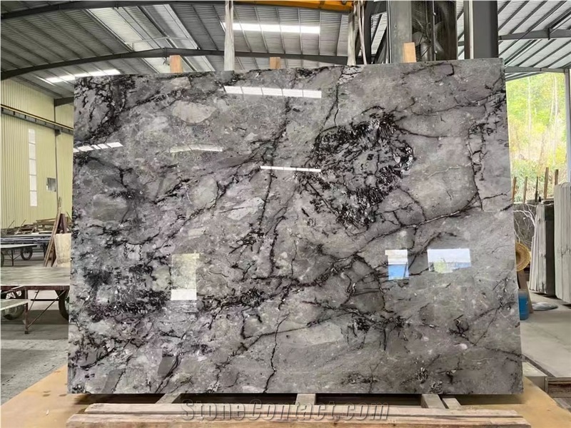 High Quality Polished Gris Siboney Marble For Table