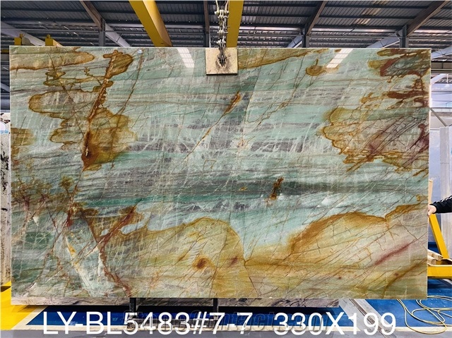 High Quality Polished Ibere Sauipe Quartzite Background Wall