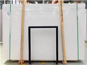 Carrara White Terrazzo Slab Wall Tile Hotel Lobby Flooring