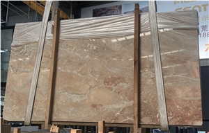 Breccia Oniciata Beige Marble Slabs Italy Pink Marble