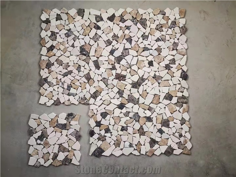 Crazy Chipped Mosaic Tumbled Marble