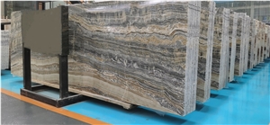 Grey Onyx Slab-Dark Color Slab