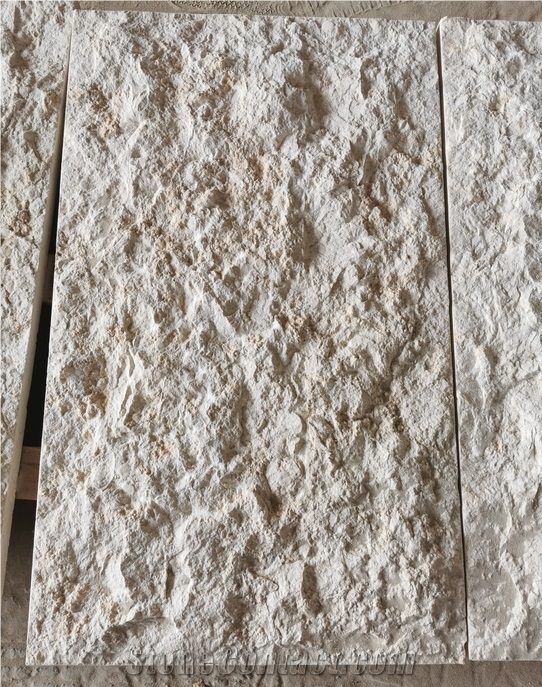 Imperial Beige Marble Split Tile-Sandblasted Finish