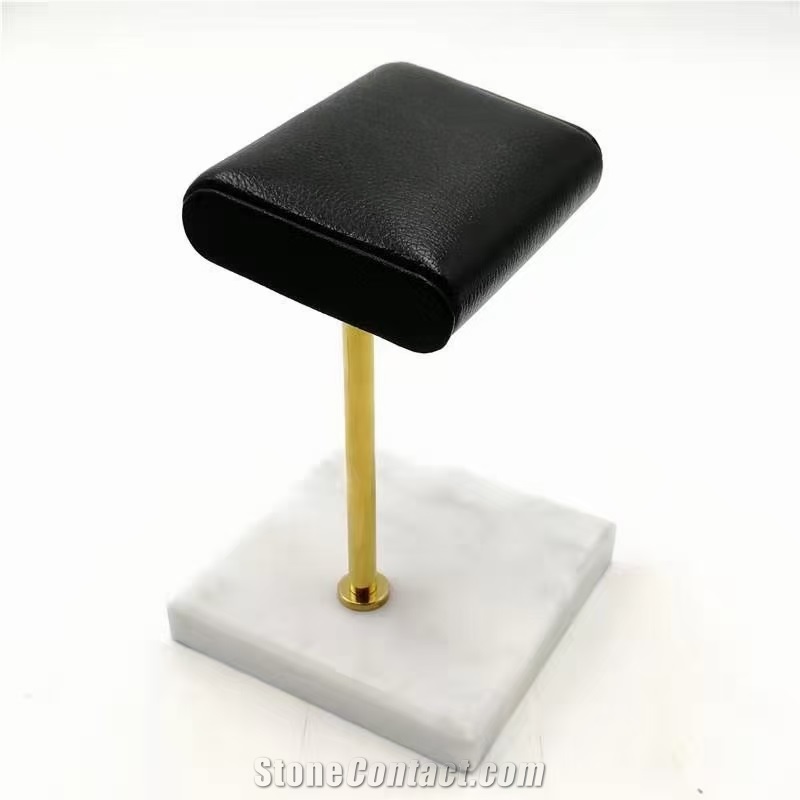 Marble Watch Stand Marble Base Display Stand With Leather
