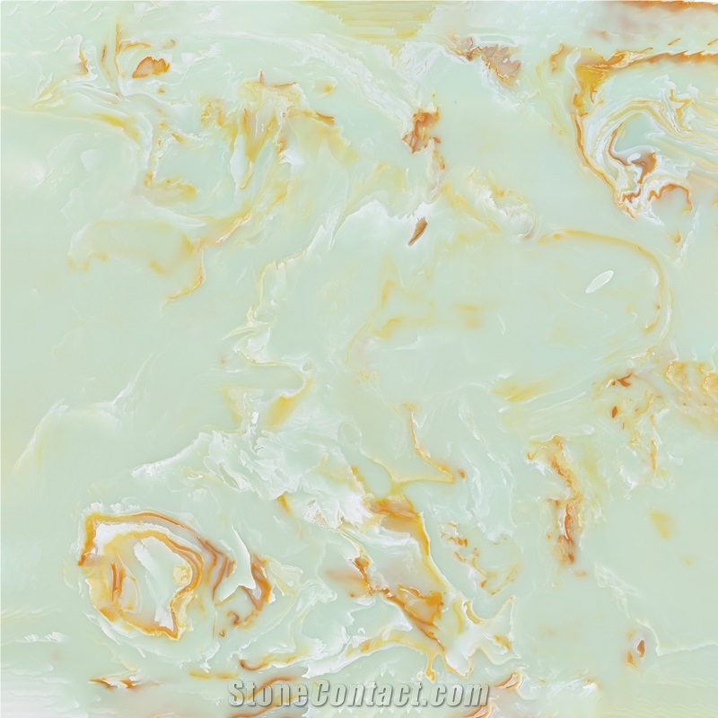 Background Wall Artificial Onyx Stone Slabs