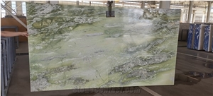 Lantian Emerald Green Quartzite Polished Slabs