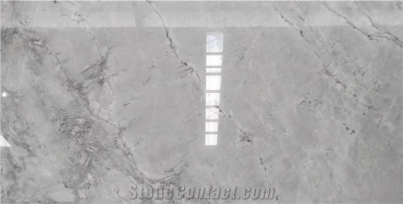 Calacatte Grey Marble Polished Slab For Hotel Floor Tile