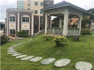 China Kowloon Jade Marble Irregular Flagstone Walkway Stepping Pavers