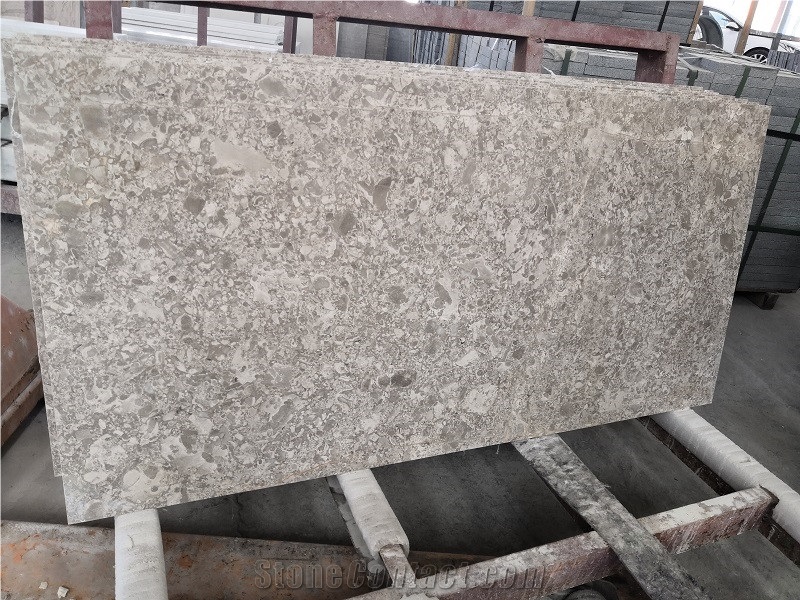 China Polished Greenland Grey Marble Slab Wall Covering