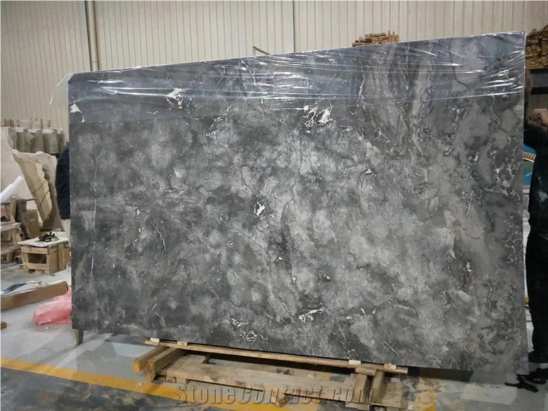 Chinese Grey Marble Romantic Grey Marble Slab Tile