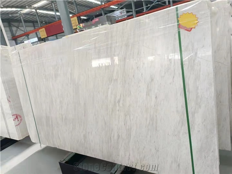 Greece Volakas White Marble Slab Wall Tiles