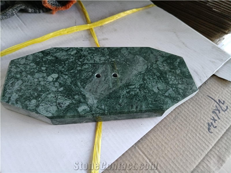 Green Marble Tray Stone Plate Home Decorative