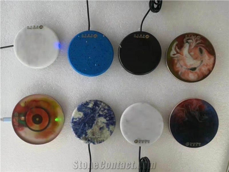 Natural Marble Phone Charger New Design Stone Gifts