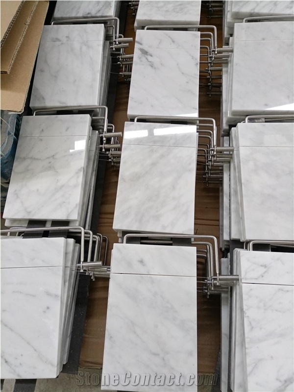 Natural White Marble Kitchen Stone Serving Plate For Restaurant