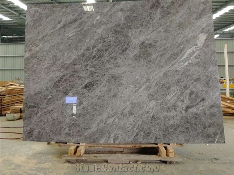 Turkey Hermes Grey Marble Slab Wall Tile