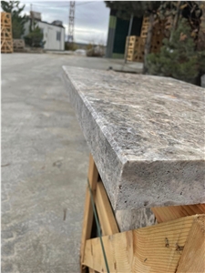 Silver Travertine 5Cm Pool Coping