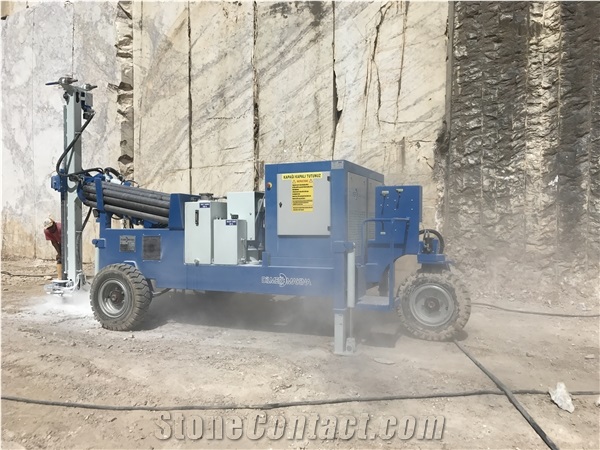 3 Wheel Drive Hydraulic Marble Quarry Drilling Machine