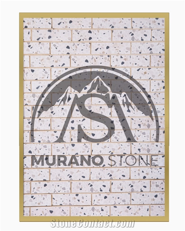 Cultured Bricks Terazzo Grande Flat Stone Veneer