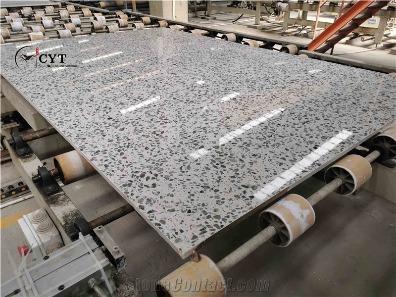 Flexible Terrazzo Glass Floor Tile