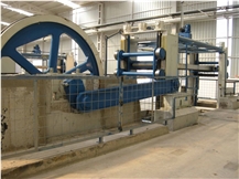 KT 50 Blades Gang Saw Machine For Block Cutting