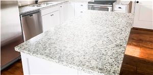 White Valle Nevado Granite Kitchen Countertop