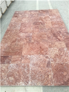 Red Travertine Pattern