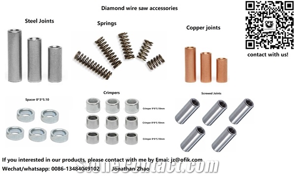 Steel Spacer Wire Saw Rope Accessories