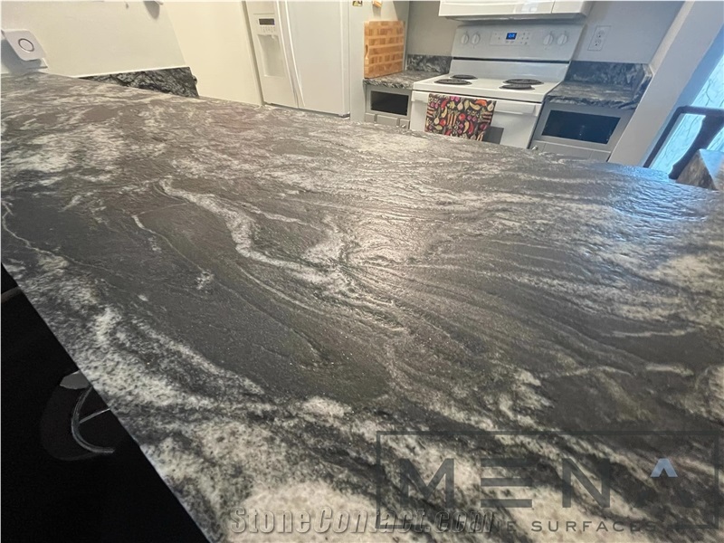 Via Lattea Granite Leathered Kitchen Countertops