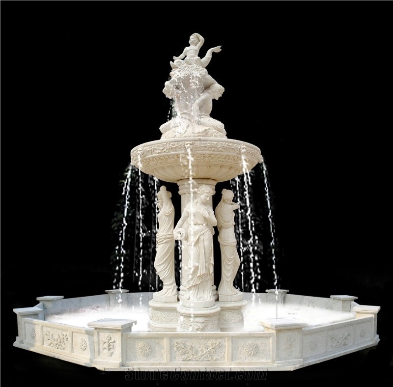 Cheaper Limestone Garden Fountain Price On Sale