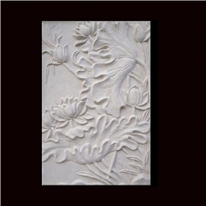 Customized Stone Reliefs 3D Carved Marble Wall Relief