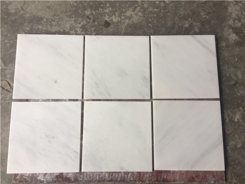 High Quality Polished Oriental White Marble Flooring Tile