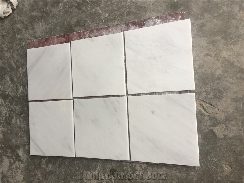 High Quality Polished Oriental White Marble Flooring Tile
