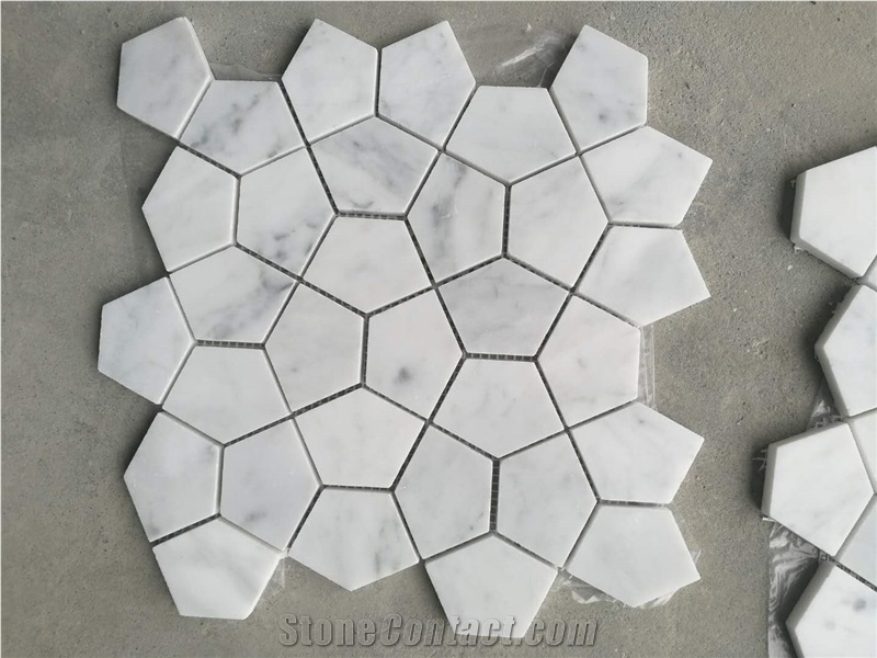 Modern Decorated Cheap Marble Mosaics Border Flooring & Wall