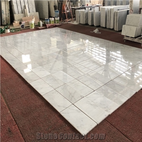 New Carrara White Marble/Bianco Carrara Marble Tile & Slabs