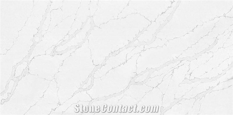 Calacatta White Engineer Marble Quartz Slabs