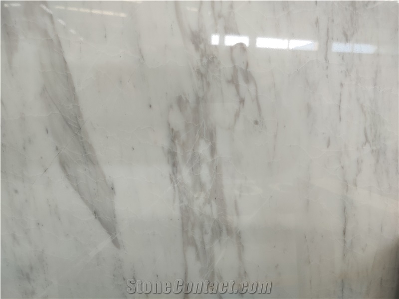 Top Quality Valakas White Marble Slab