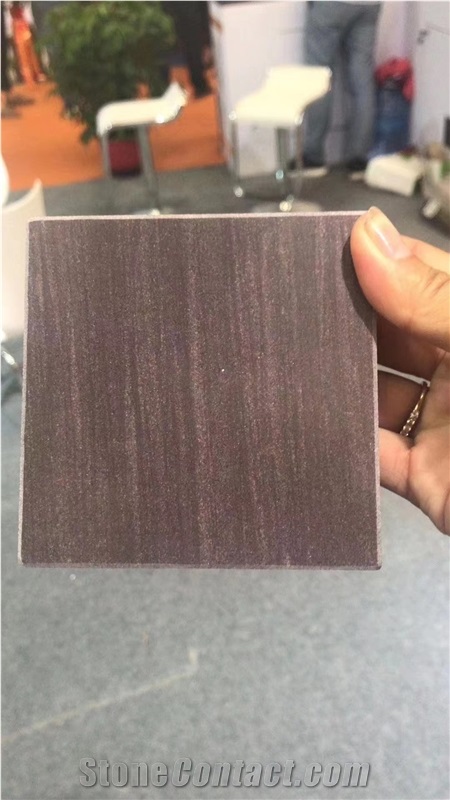Chinese Purple Sandstone Slabs And Tiles