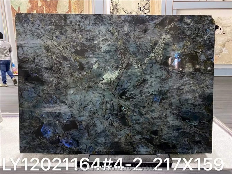 Lemurian Blue Natural Granite With Crystal Big Slab & Tile