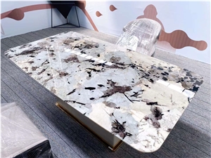 Natural Quartize Luxury Table Top Work Top Cafe Table Top