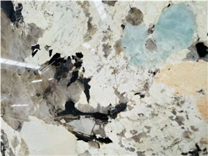 Natural Quartize Patagonia Big Crystal Luxury Quartize Slabs