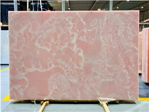 Pink Onyx Large Panels For Interior Luxury Decoration