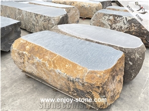 Granite Garden Bench, Stone Seating, Street Furniture