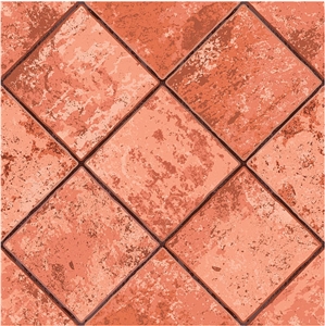 Seamless Terracotta Floor Tile