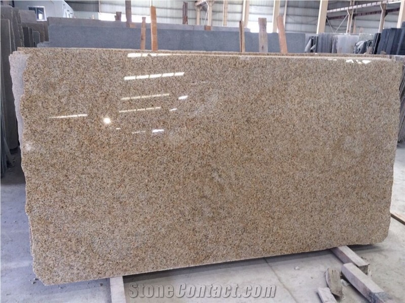 Polished New G682 Granite Natural Beige Granite Slab