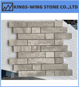 Ivory Marble Mosaic Stone Tiles Kitchen Backsplash Pattern