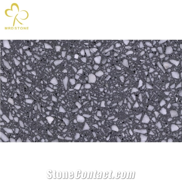 China Brand Hot Sale Grey Cement Terrazzo Tiles Nice Quality