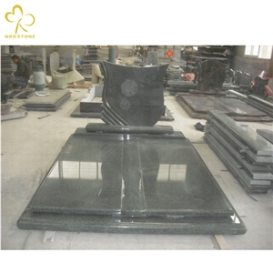 Impala Black G654 Granite Double Hungary Monuments