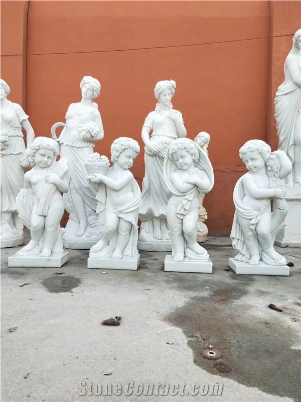 Factory Supplier Children Statue For Garden, Outdoor Decors