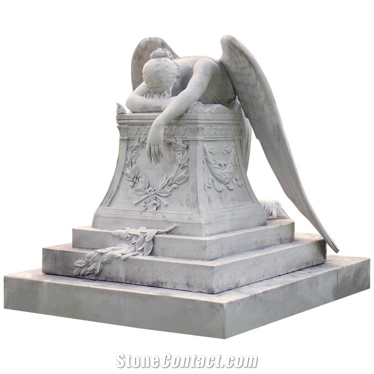 Kneeling Prayed Angel Mary Sculpture